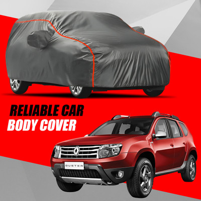 R Rayvin Star Car Cover For Renault Duster (With Mirror Pockets)(Multicolor)