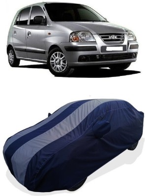 Coxtor Car Cover For Hyundai Santro Xing (With Mirror Pockets)(Grey)