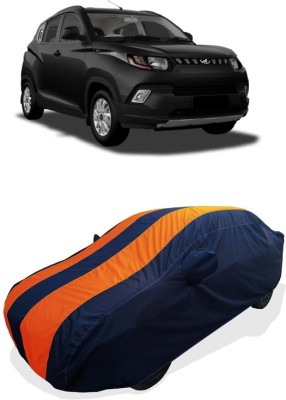 Coxtor Car Cover For Mahindra KUV100 NXT D75 K2 Plus (With Mirror Pockets)(Orange)