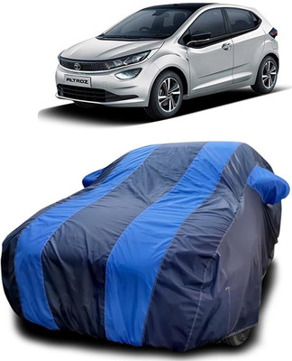 QLAX Car Cover For Tata Altroz XM Petrol (With Mirror Pockets)(Blue)