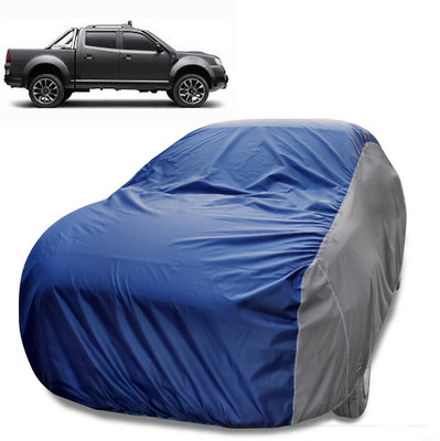 MoTRoX Car Cover For Tata Xenon (Without Mirror Pockets)(Blue, Grey)