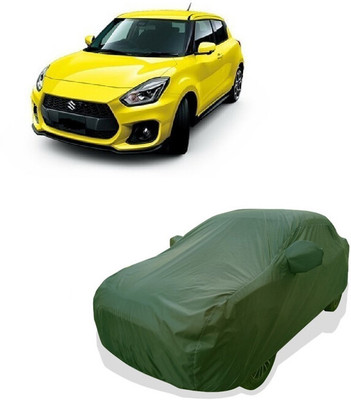 Tricway Car Cover For Maruti Suzuki Swift LXI (With Mirror Pockets)(Green)