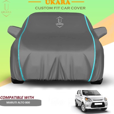 Ukara Car Cover For Maruti Alto 800 (With Mirror Pockets)(Grey)