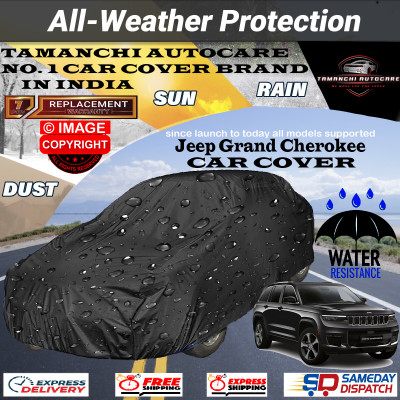 Tamanchi Autocare Car Cover For Jeep Grand Cherokee(Black)