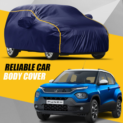 AXLOZ Car Cover For Tata Punch (With Mirror Pockets)(Multicolor)