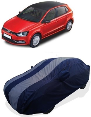 Coxtor Car Cover For Volkswagen Polo 1.2 MPI Highline (With Mirror Pockets)(Grey)