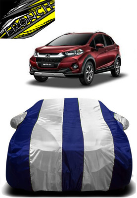 FRONCH Car Cover For Honda WRV Edge Edition i-DTEC S Diesel (With Mirror Pockets)(White, Blue)