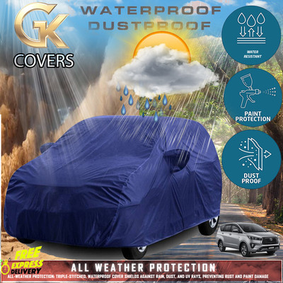 Tamanchi Autocare Car Cover For Toyota Innova (With Mirror Pockets)(Blue)