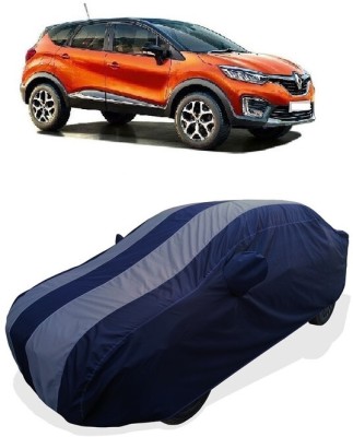 Coxtor Car Cover For Renault Captur (With Mirror Pockets)(Grey)