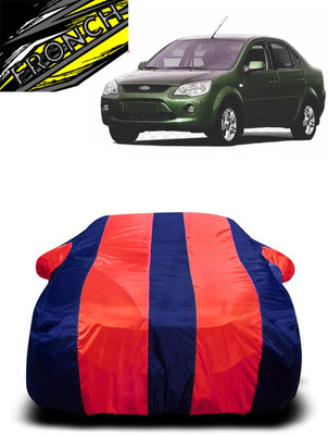 FRONCH Car Cover For Ford Fiesta LX (With Mirror Pockets)(Red, Blue)