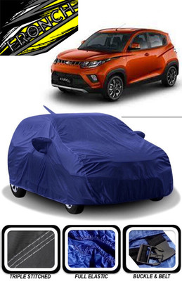 FRONCH Car Cover For Mahindra KUV100 NXT D75 K4 Plus 5Str Diesel (With Mirror Pockets)(Blue)