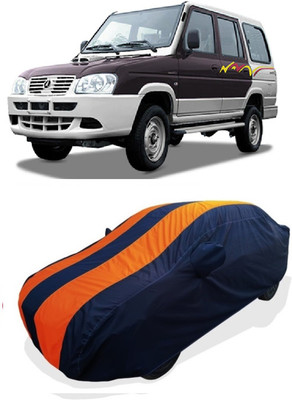 Coxtor Car Cover For ICML Rhino RX DLX (With Mirror Pockets)(Orange)