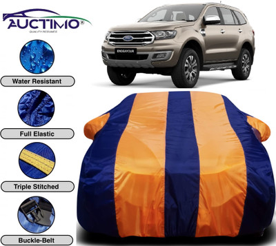AUCTIMO Car Cover For Ford Endeavour (With Mirror Pockets)(Multicolor)