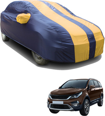 SS FOR YOUR SMART NEEDS Car Cover For Tata Hexa (With Mirror Pockets)(Blue, Yellow)