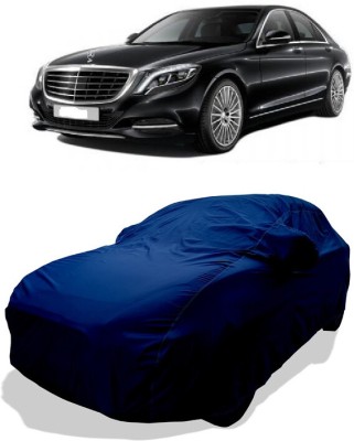 Coxtor Car Cover For Mercedes Benz S300 (With Mirror Pockets)(Blue)