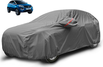 Caronix Car Cover For Tata Nexon (With Mirror Pockets)(Grey)
