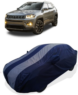 Coxtor Car Cover For Jeep Compass 2.0 Sport Plus Diesel (With Mirror Pockets)(Grey)