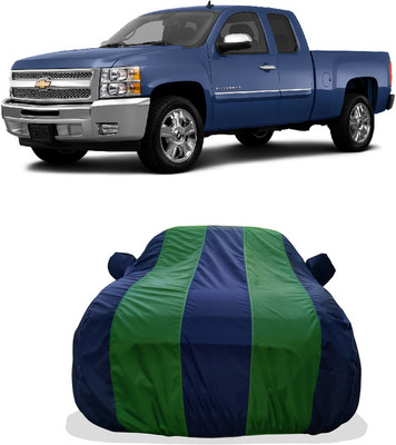 Tricway Car Cover For Chevrolet Silverado 4.8L (With Mirror Pockets)(Green)