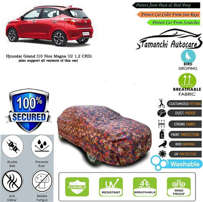Tamanchi Autocare Car Cover For Hyundai Grand I10 Nios Magna U2 1.2 CRDi(Multicolor)