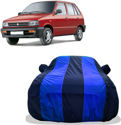 Tricway Car Cover For Maruti 800 AC LPG (With Mirror Pockets)(Multicolor)