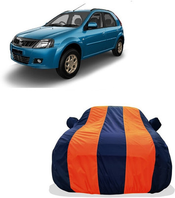 Tricway Car Cover For Mahindra E Verito D6 (With Mirror Pockets)(Orange)