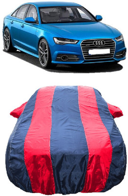 Wegather Car Cover For Audi S6 4.0 TFSI Petrol (With Mirror Pockets)(Red)
