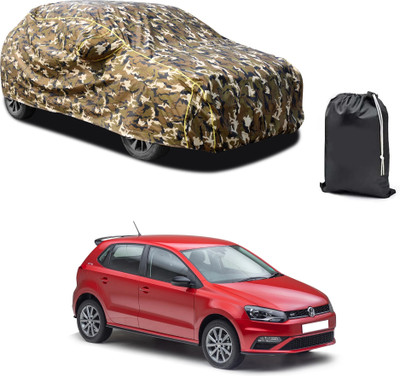 PAGORA Car Cover For Volkswagen Polo GT (With Mirror Pockets)(Yellow)