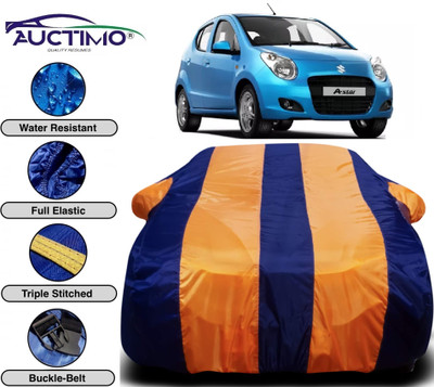 AUCTIMO Car Cover For Maruti Suzuki A-Star (With Mirror Pockets)(Multicolor)
