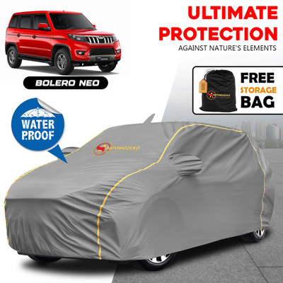 AUTOMOZEXO Car Cover For Mahindra Bolero (With Mirror Pockets)(Grey)