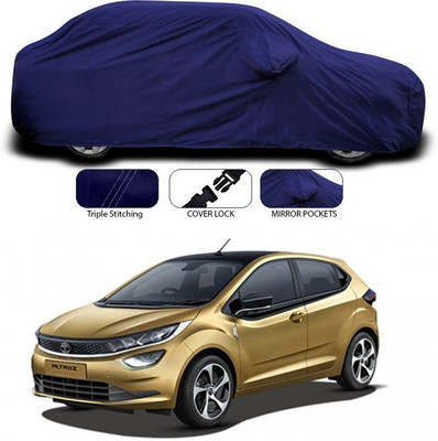 ANTHUB Car Cover For Tata Altroz (With Mirror Pockets)(Blue)