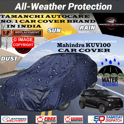Tamanchi Autocare Car Cover For Mahindra KUV100(Blue)
