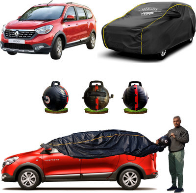 CARBLAZER Car Cover For Renault Lodgy (Without Mirror Pockets)(Black)