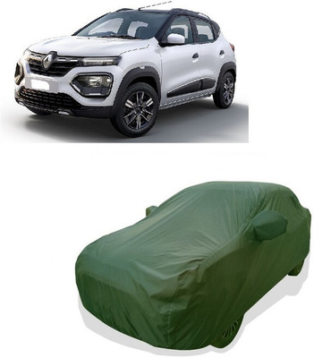 Tricway Car Cover For Renault Kwid (With Mirror Pockets)(Green)