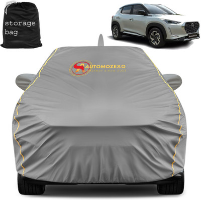 AUTOMOZEXO Car Cover For Nissan Magnite (With Mirror Pockets)(Grey)