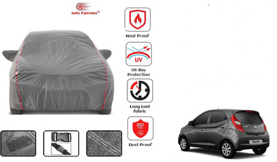 Auto Oprema Car Cover For Hyundai Eon (With Mirror Pockets)(Grey)