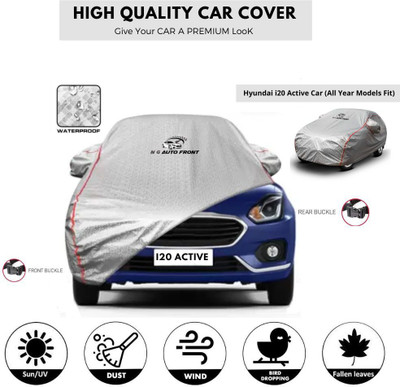 NG Auto Front Car Cover For Hyundai i20 Active(Silver)