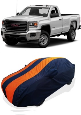 Coxtor Car Cover For Chevrolet Silverado 6.0L (With Mirror Pockets)(Orange)