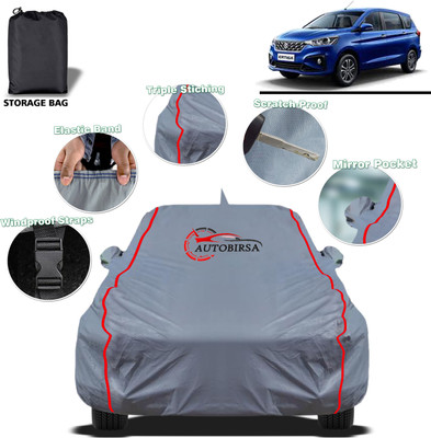 AUTOBIRSA Car Cover For Maruti Ertiga (With Mirror Pockets)(Grey, For 2018, 2019, 2020, 2021, 2022, 2023, 2024 Models)