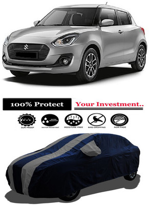 Amexride Car Cover For Maruti Suzuki Swift AMT VDI Diesel (With Mirror Pockets)(Grey)