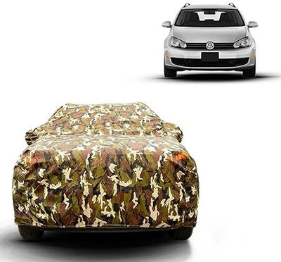 High Life Car Cover For Volkswagen Vento (With Mirror Pockets)(Green)