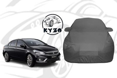 KYZO Car Cover For Maruti Suzuki Ciaz (With Mirror Pockets)(Grey)