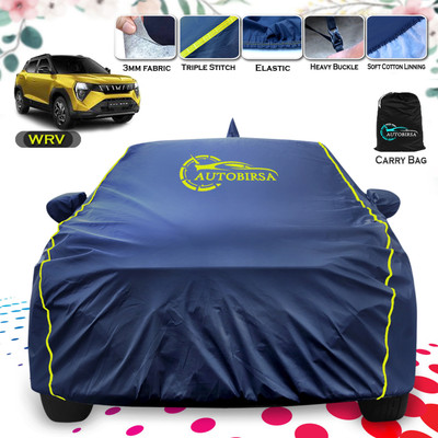 AUTOBIRSA Car Cover For Mahindra XUV300 W4 Petrol (With Mirror Pockets)(Blue)