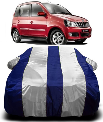 R Rayvin Star Car Cover For Mahindra Quanto (With Mirror Pockets)(Multicolor)