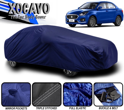 XOCAVO Car Cover For Maruti Suzuki Swift Dzire (With Mirror Pockets)(Blue)