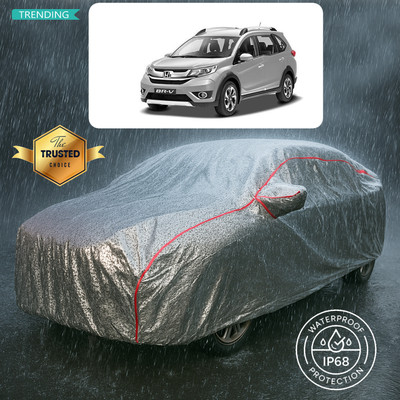 GOSHIV-car and bike accessories Car Cover For Honda BRV i-DTEC VX MT (With Mirror Pockets)(Silver)