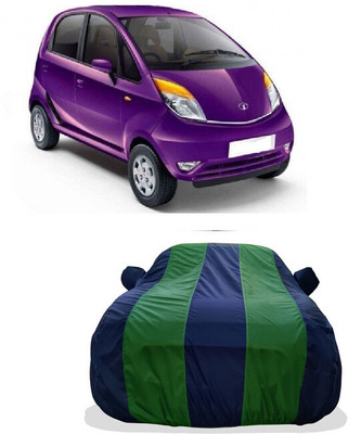 Tricway Car Cover For Tata Nano LX (With Mirror Pockets)(Green)