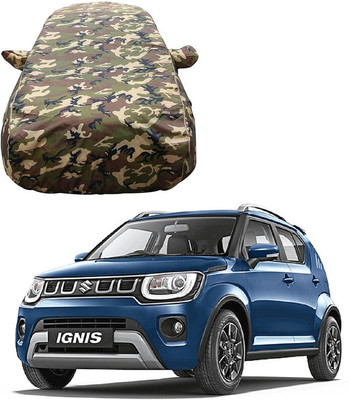 ATBROTHERS Car Cover For Maruti Suzuki Ignis (With Mirror Pockets)(Multicolor)
