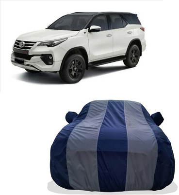 Tricway Car Cover For Toyota Fortuner 2.8 AT Celebratory Edition Diesel (With Mirror Pockets)(Multicolor)