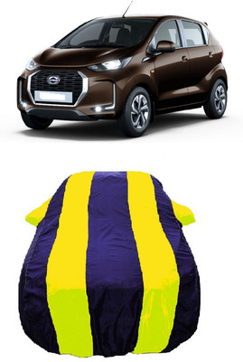 Wegather Car Cover For Datsun Redi GO D (With Mirror Pockets)(Yellow)