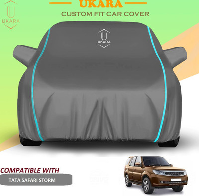 Ukara Car Cover For Tata Safari Storme (With Mirror Pockets)(Grey)